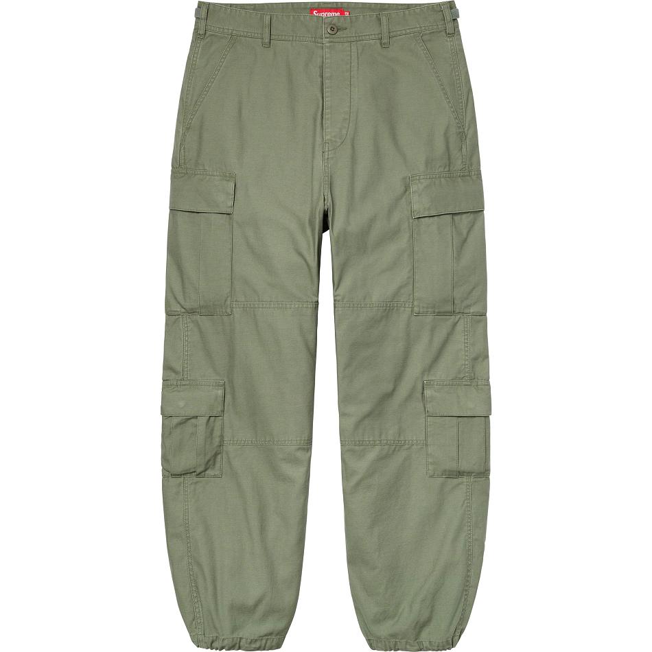 Calças Supreme Cargo Pant Verde Oliva | PT194MA