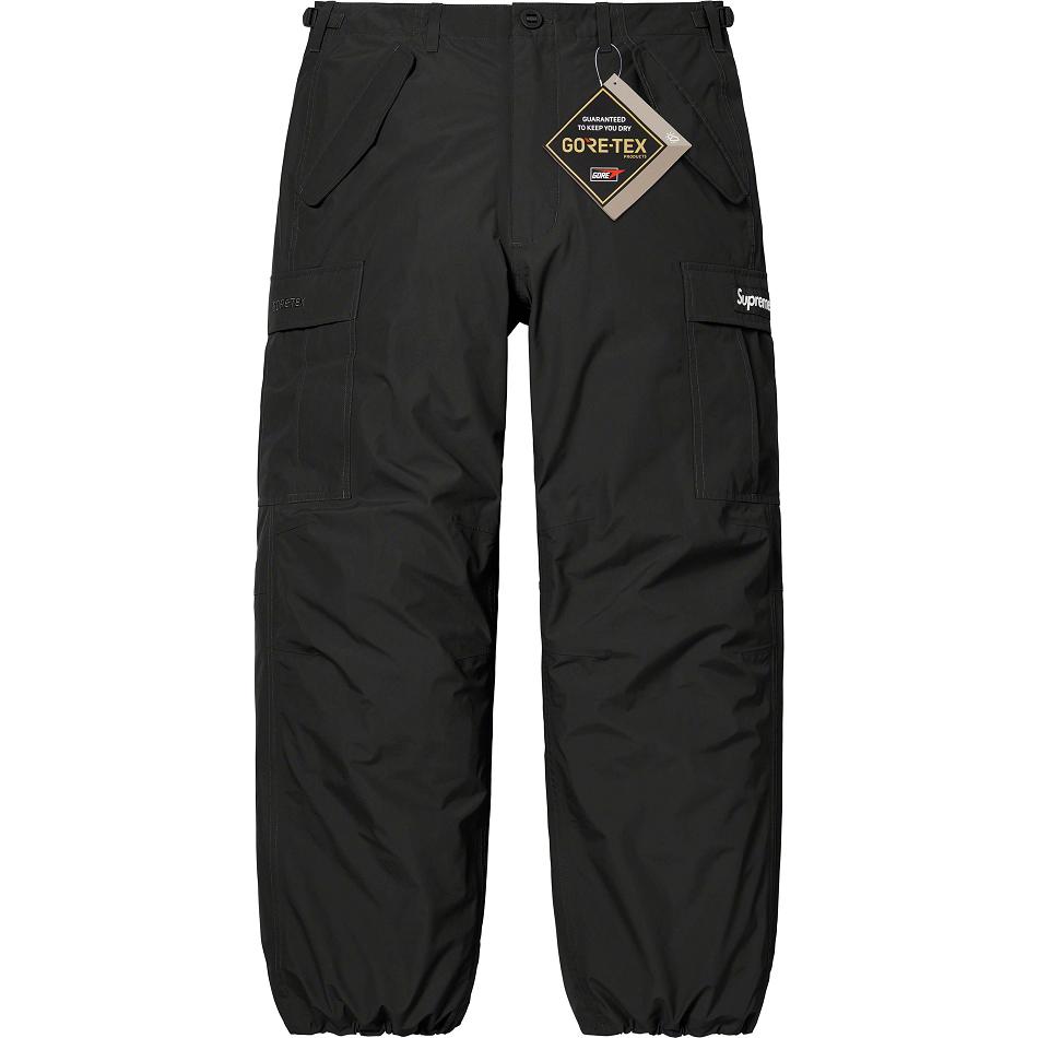 Calças Supreme GORE-TEX PACLITE® Cargo Pant Pretas | PT179AP