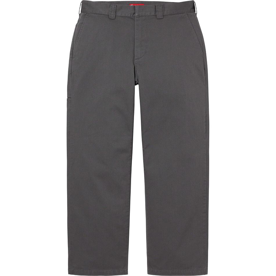 Calças Supreme Trabalho Pant Cinzentas | PT172RW