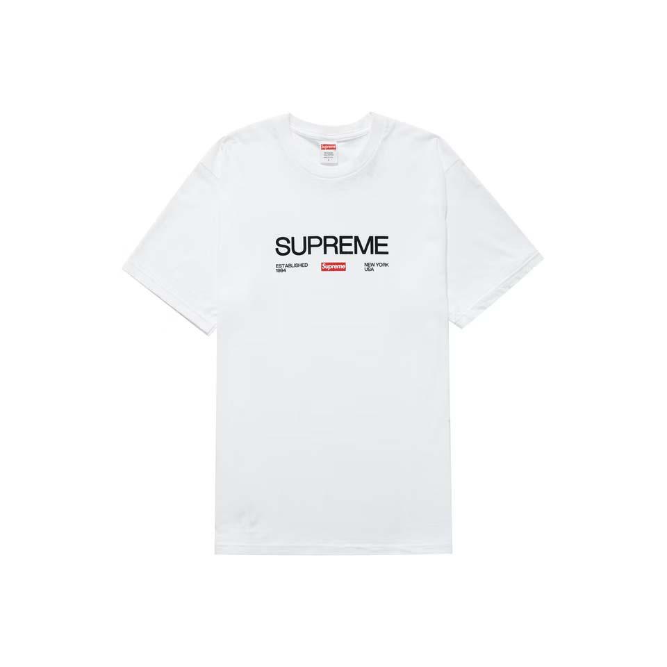 Camiseta Supreme Est. 1994 Logo Branco | PT391GL