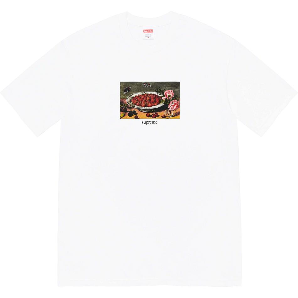 Camiseta Supreme Strawberries Tee Branco | PT341JJ