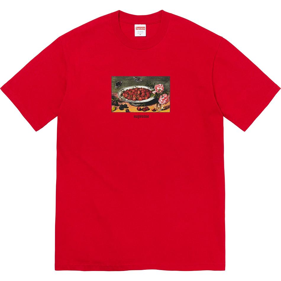 Camiseta Supreme Strawberries Tee Vermelhas | PT339GL