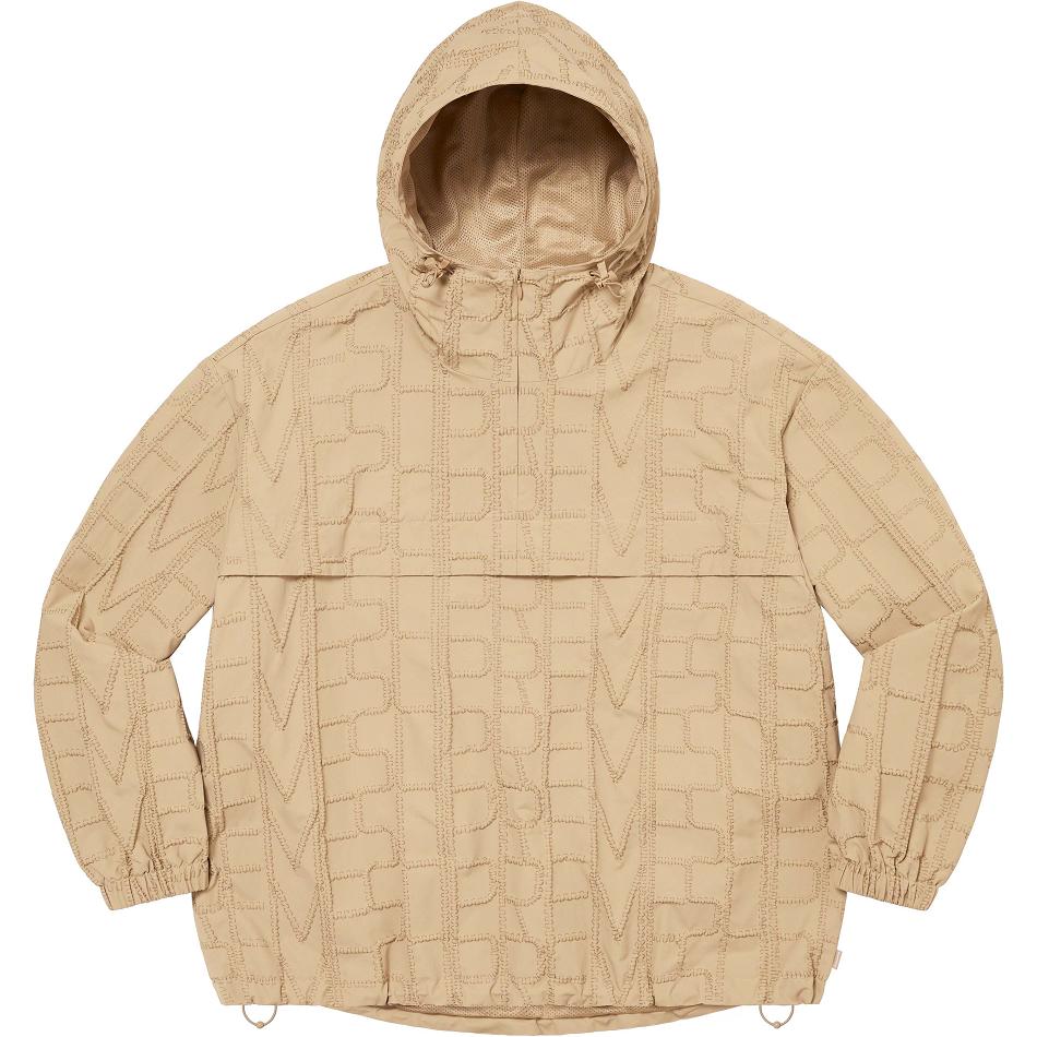 Casaco Supreme Repeat Stitch Anorak Marrom | PT151OR