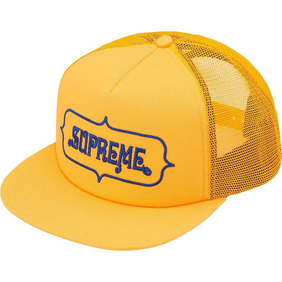 Chapeus Supreme Highest Mesh Back 5-Panel Amarelas | PT460YU