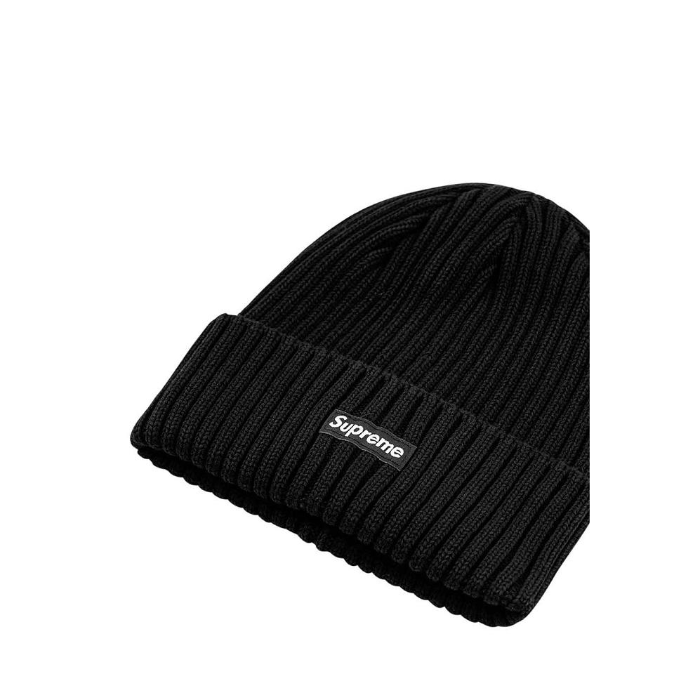 Chapeus Supreme Overdyed Logo Beanie Pretas | PT483EX