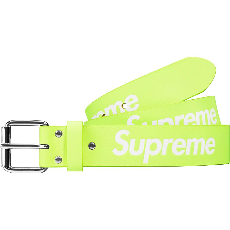 Cintos Supreme Repeat Couro Belt Verdes | PT427NB