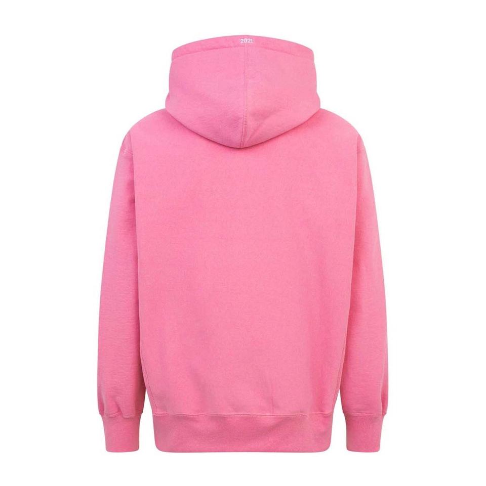 Moletom Com Capuz Supreme Box Logo Rosa | PT104FM