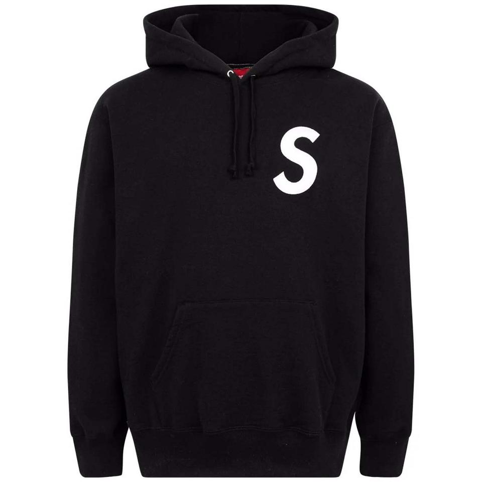 Moletom Com Capuz Supreme S Logo Split Pretas | PT122YU