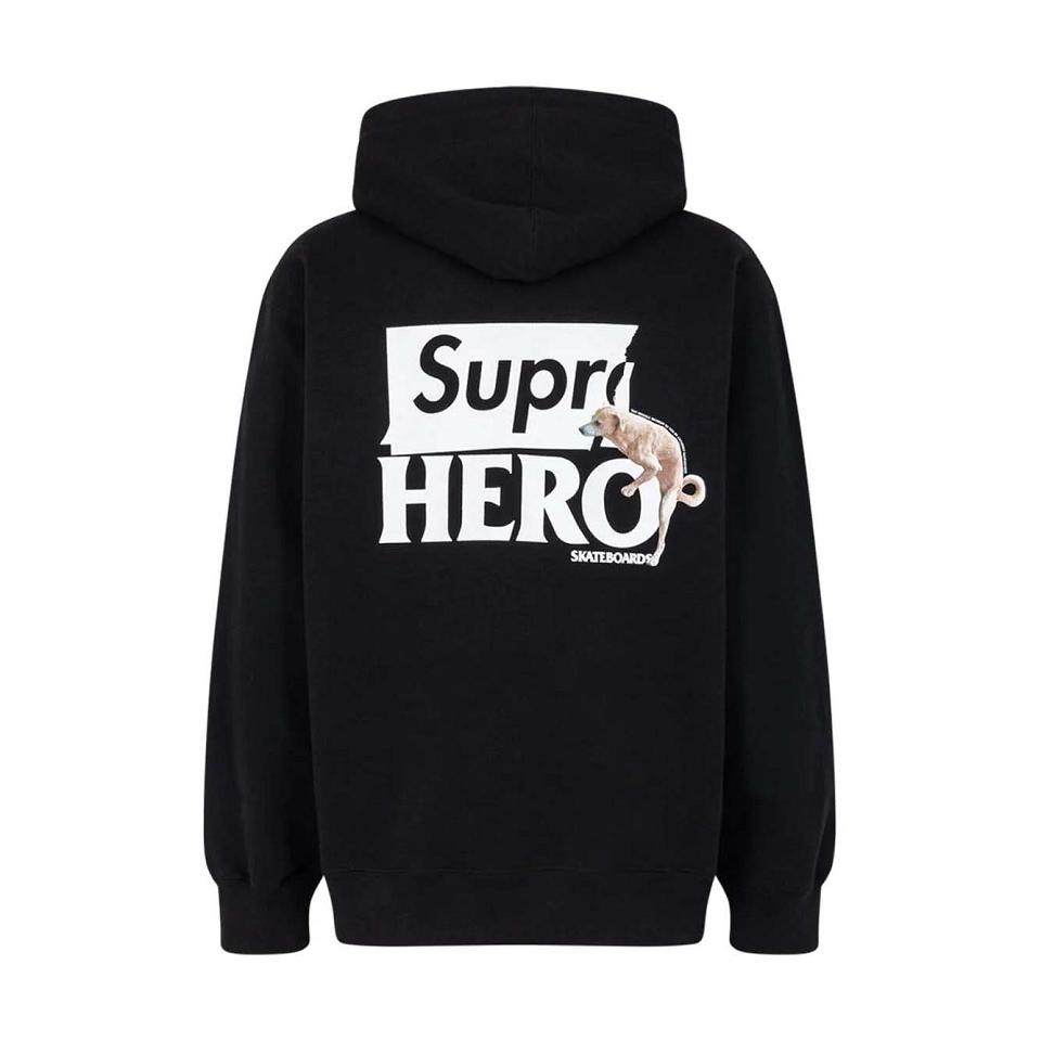 Moletom Com Capuz Supreme X Antihero Pretas | PT132HK