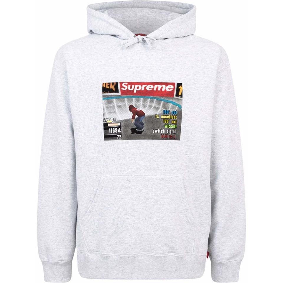 Moletom Com Capuz Supreme X Thrasher Logo Print “FW21” Cinzentas | PT136ZG