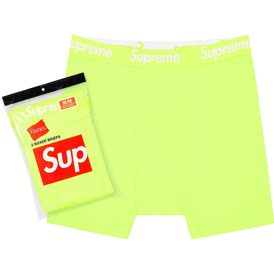 Roupa Interior Supreme Hanes® Boxer Briefs (2 Pack) Verdes | PT491AP