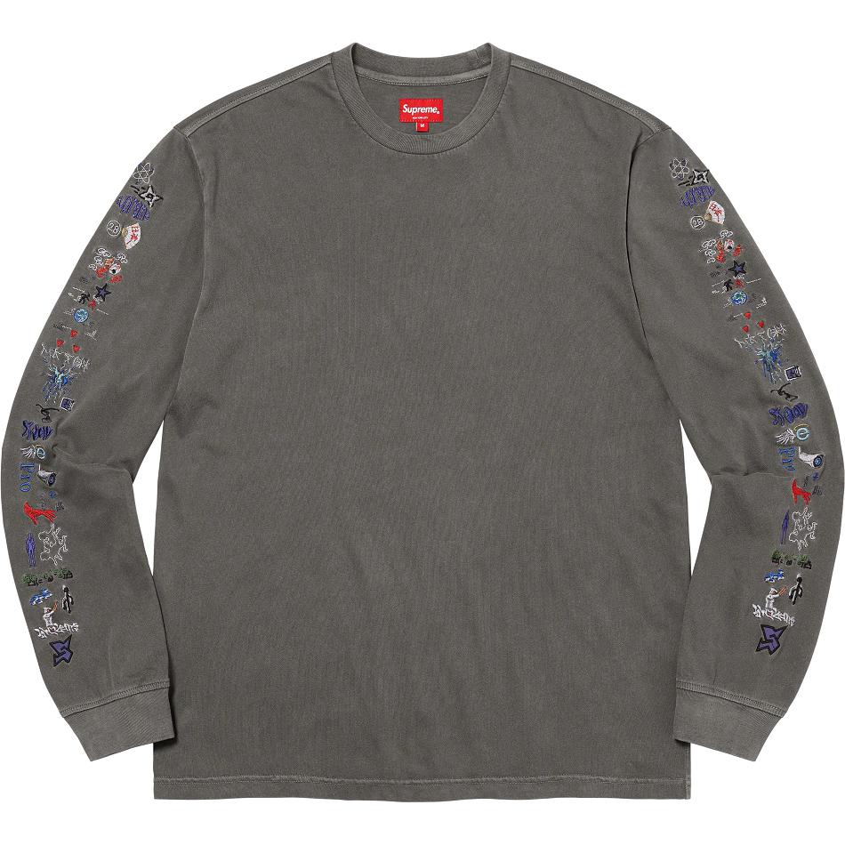 Suéteres Supreme AOI Icons L/S Top Pretas | PT279UT