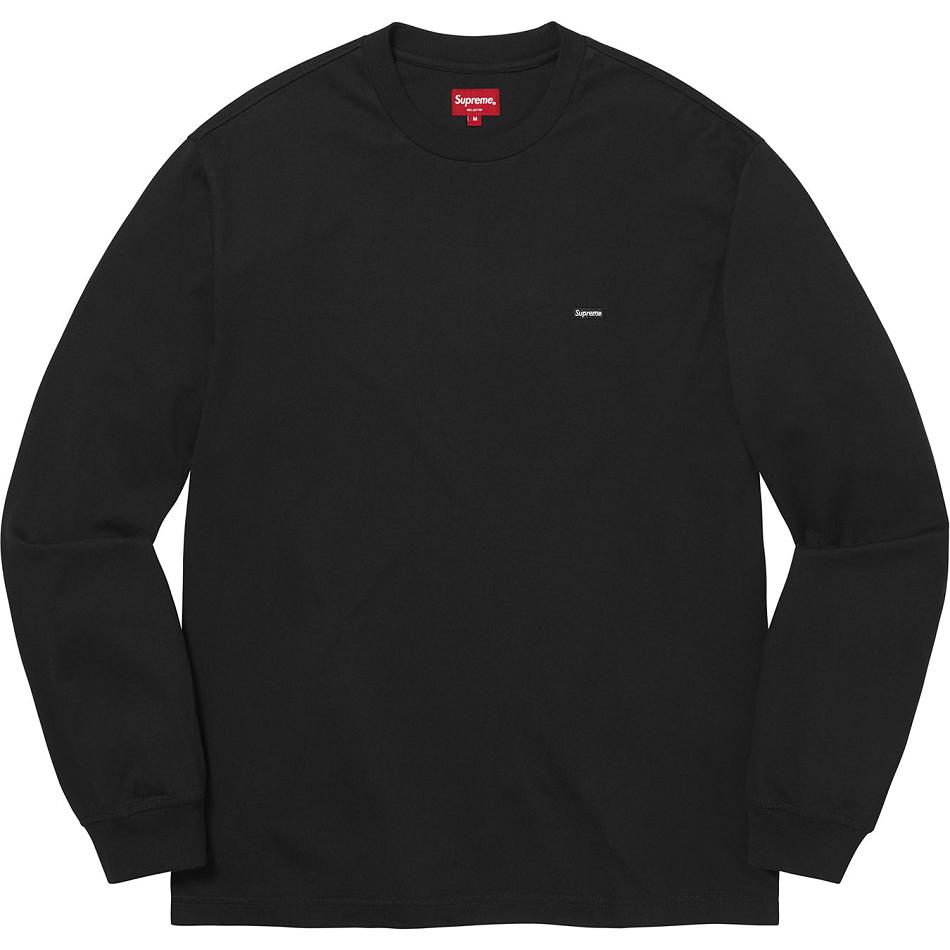 Suéteres Supreme Small Box L/S Tee Pretas | PT249EX