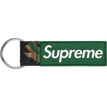 Acessorios Supreme Webbing Keychain Verdes | PT407TV