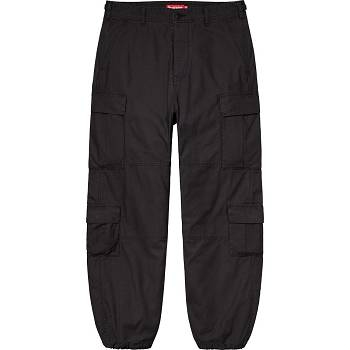 Calças Supreme Cargo Pant Pretas | PT195QZ