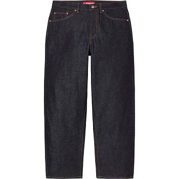 Calças Supreme Rigid Baggy Jean Pretas | PT164CE