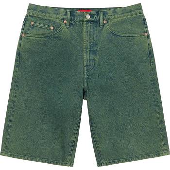 Calções Supreme Baggy Denim Verdes | PT233DN