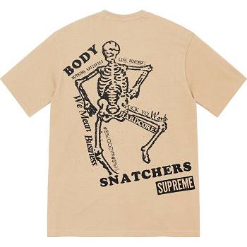 Camiseta Supreme Body Snatchers Tee Marrom | PT349NB