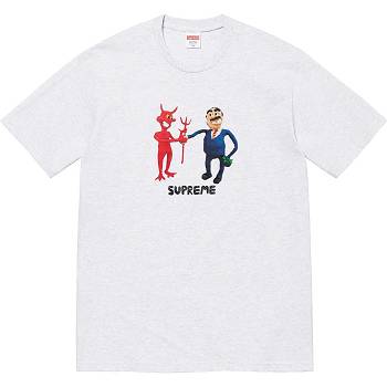 Camiseta Supreme Business Tee Bege | PT379EX