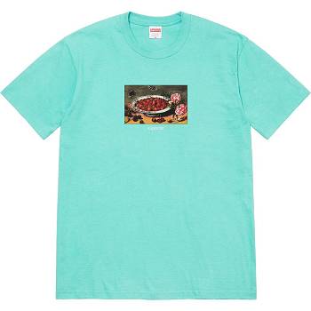 Camiseta Supreme Strawberries Tee Aqua | PT344ZG