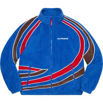 Casaco Supreme Racing Fleece Azuis | PT148YU