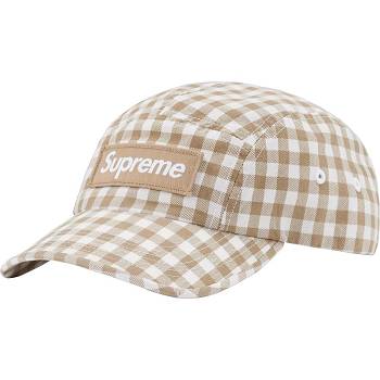 Chapeus Supreme Gingham Camp Cap Marrom | PT474ZG