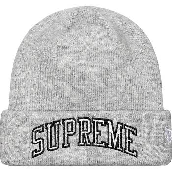 Chapeus Supreme New Era® Metallic Arc Beanie Cinzentas | PT443GL