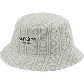 Chapeus Supreme Terry Pattern Crusher Cinzentas | PT451VD