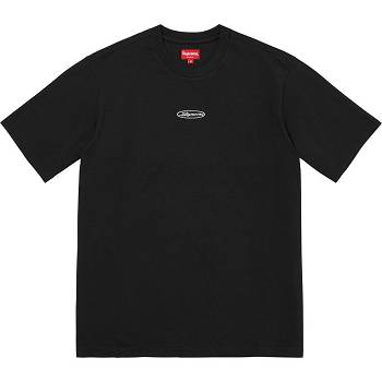 Suéteres Supreme Oval Logo S/S Top Pretas | PT254IS