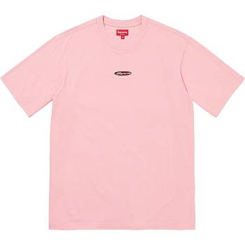 Suéteres Supreme Oval Logo S/S Top Rosa | PT256PQ