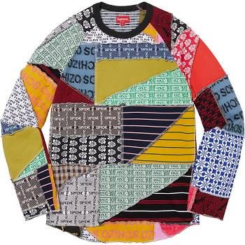 Suéteres Supreme Patchwork Jacquard L/S Top Multicoloridas | PT267XF