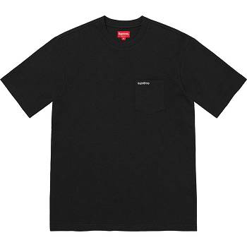 Suéteres Supreme S/S Pocket Tee Pretas | PT271NB